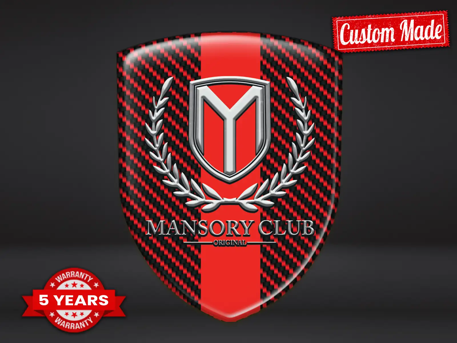 Mansory Logosticker Gedruckt Pro Max Robust Stilvoll